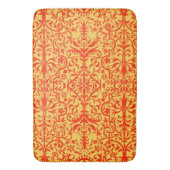 オレンジビクトリアン色のモチーフ バスマット (正面縦)