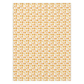 オレンジビーチの貝パターン テーブルクロス (正面)