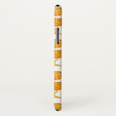 オレンジビーチの貝パターン Case-Mate iPhoneケース (裏面/右)