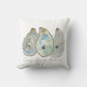 オレンジビーチウォーターカラーオイスタートリオ クッション (正面)