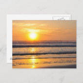 オレンジビーチサンライズウィルバーバイザシーFLはがき ポストカード (正面/裏面)