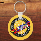 オレンジビーチ航海のキーチェーン キーホルダー (正面)
