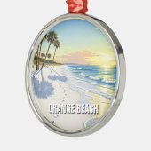 オレンジビーチ アラバマ州 旅行 メタルオーナメント (左)