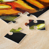 オレンジピエロ魚水彩オリジナルアート絵画ズ ジグソーパズル (側面)