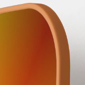 オレンジピックボールパドル ピックルボールラケット (左詳細)