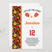 オレンジピックボールB'day + RSVP 招待状 (正面/裏面)