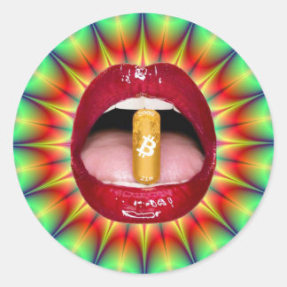 オレンジピルステッカー#2 ラウンドシール