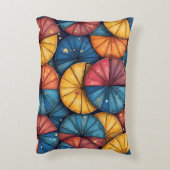 オレンジピロークッション アクセントクッション (裏面(縦))