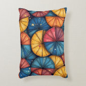 オレンジピロークッション アクセントクッション (正面(垂直))