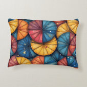 オレンジピロークッション アクセントクッション (裏面)