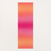 オレンジピンクオンブレ ヨガマット (裏面)