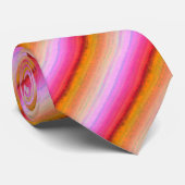 オレンジピンクグラデーション ネクタイ (ロール)