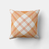 オレンジピンクパターンホリデーボウ クッション (裏面)