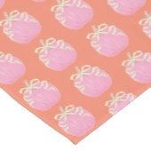 オレンジピンクパンプキンテーブルランナー ショートテーブルランナー (コーナー)