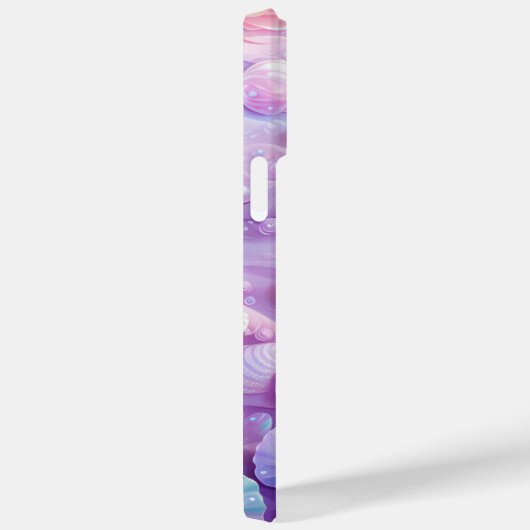 オレンジピンクパープルパステルシーシェル Case-Mate iPhoneケース (裏面 / 右)