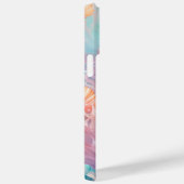 オレンジピンクパープルパステルシーシェル Case-Mate iPhoneケース (裏面 / 右)