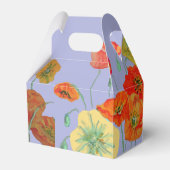 オレンジピンクポピーフローラお誕生日ケーキお願いボックス フェイバーボックス (裏面サイド)