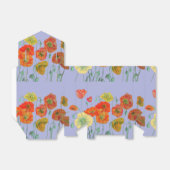 オレンジピンクポピーフローラお誕生日ケーキお願いボックス フェイバーボックス (折り畳みなし)