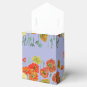 オレンジピンクポピーフローラお誕生日ケーキお願いボックス フェイバーボックス (オープン)