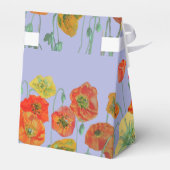 オレンジピンクポピーフローラお誕生日ケーキお願いボックス フェイバーボックス (裏面サイド)