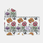 オレンジピンクポピーフローラお誕生日ケーキお願いボックス フェイバーボックス (折り畳みなし)