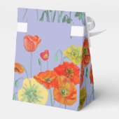 オレンジピンクポピーフローラお誕生日ケーキお願いボックス フェイバーボックス (裏面サイド)