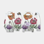 オレンジピンクポピーフローラお誕生日ケーキお願いボックス フェイバーボックス (折り畳みなし)