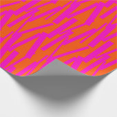 オレンジピンクラッピング紙 ラッピングペーパー (角)