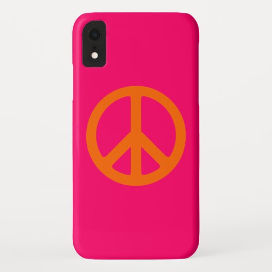 オレンジピースサイン Case-Mate iPhoneケース (裏面)