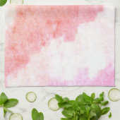 オレンジピーチとピンク キッチンタオル (折り畳み)