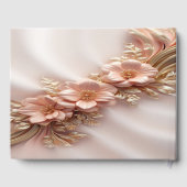 オレンジピーチエレガントフローラゲストブック ゲストブック (裏面)