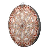 オレンジピーチフローラダーツボード ダーツボード (正面右)