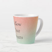 オレンジピーチミント カフェラテマグ (右アングル)