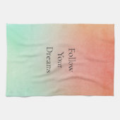 オレンジピーチミント キッチンタオル (横)