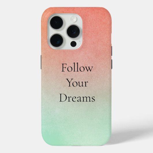 オレンジピーチミント Case-Mate iPhoneケース (裏面)