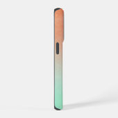 オレンジピーチミント iPhoneケース (右側面)