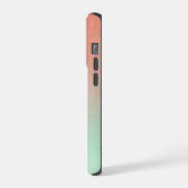 オレンジピーチミント iPhoneケース (左側面)