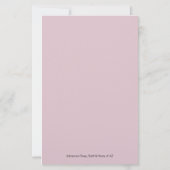 オレンジピーチ液大理石グリッター文具 便箋 (裏面)