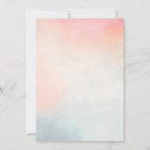 オレンジピールアモダンートミニマリスト卒業写真 案内状 (裏面)