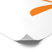 オレンジフおもしろいレーグモンスター ポスター (角)