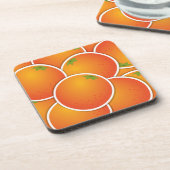 オレンジファンキー色 コースター (左側)