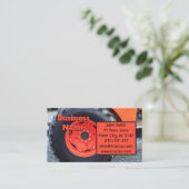 オレンジファームタイヤ 名刺 (スタンド正面)