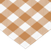 オレンジファームハウスバッファロープレイド ショートテーブルランナー (コーナー)