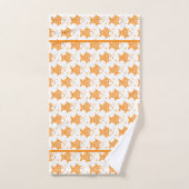 オレンジフィッシュ バスタオルセット (ハンドタオル)