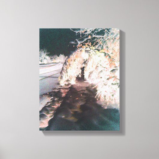 オレンジフェアリーグローファインアートキャンバス印刷 キャンバスプリント (正面)