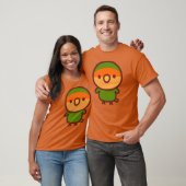 オレンジフェイスのモモイロインコ Tシャツ (ユニセックス)