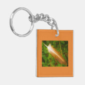 オレンジフェザー キーホルダー (正面左)