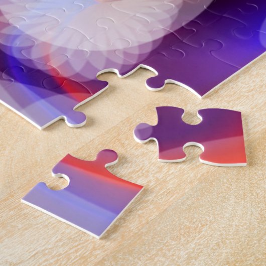 オレンジフェスティバルクリスマスライトアート ジグソーパズル (側面)