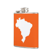 オレンジフェスティバルブラジル フラスク (左)