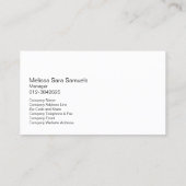 オレンジフエ水彩プロフェッショナル名刺 名刺 (裏面)